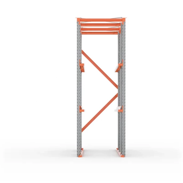 Стеллаж набивной паллетный 4500х3300х1100 (85.1.5) 2 яруса