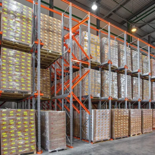 Стеллаж набивной паллетный 4500х3300х1100 (85.1.5) 2 яруса