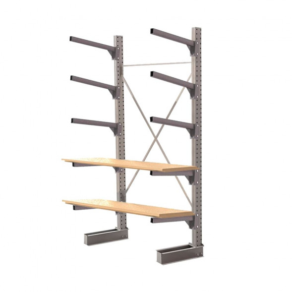 Стеллаж консольный односторонний КЛр 2500х1634х955 (800) 5 ярусов