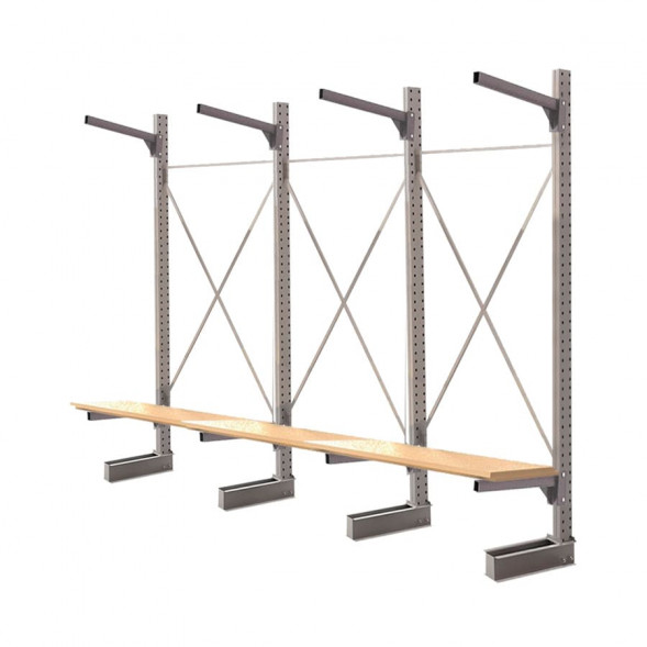 Стеллаж консольный односторонний КЛр 2500х4768х955 (800) 2 яруса