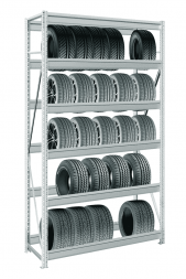 Стеллаж для хранения шин и колес MS Pro Z 2000х1200х400 мм 6 ярусов