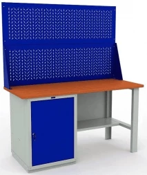Верстак промышленный с перфопанелью W160.WS1/F2.020