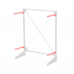 Стеллаж консольный односторонний Sortex 1920х1634х720 2 яруса
