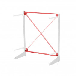 Стеллаж консольный односторонний Sortex 1920х1634х720 2 яруса