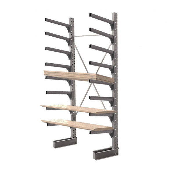 Стеллаж консольный двухсторонний КСр 2500х1696х1600 8 ярусов