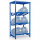 Стеллаж для воды Бомис-6П на 6 бутылей 19 л, синий