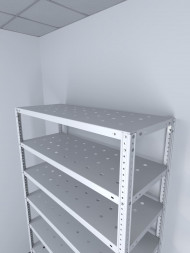 Стеллаж ТС Лайт 1800х1200х300 с 8 перфорированными полками