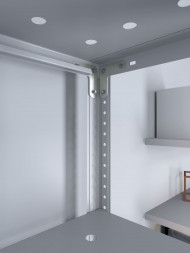 Стеллаж ТС Лайт 2000х1200х500 с 6 перфорированными полками