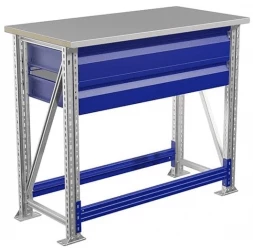 Верстак мини с подвесным ящиком гаражный MT100.MF1/MF1.200