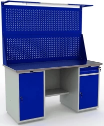 Верстак с металлической столешницей гаражный WT160.WD1/WD2.021