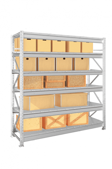 Стеллаж MS Pro Z 2500х2700х600 6 ярусов