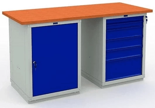 Верстак металлический комбинированный Практик W160.WS1/WS6.000