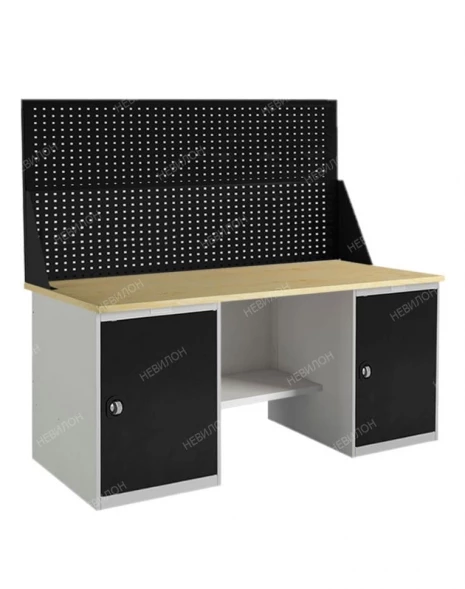 Верстак с полками и перфопанелью рабочий W 200.PТ1.Т1.020