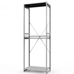Стеллаж металлический ГТС Универсал, 3000x1000x500 мм.Штанги: 2шт. Полки: метал. усил. 3 шт. (ТСУ 30100532ш2)