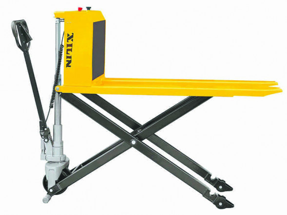 Тележка электрическая 1000 кг 1245 мм XILIN JFD8 с ножничным подъемом (резиновые колеса), шт