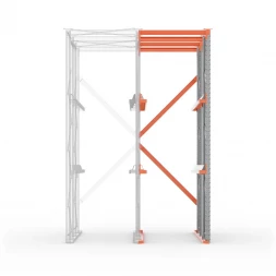 Стеллаж набивной паллетный ДС 4500х2550х850 (85.1.5) 2 яруса