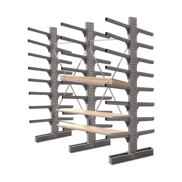 Стеллаж консольный двухсторонний КСр 2500х3294х1600 8 ярусов