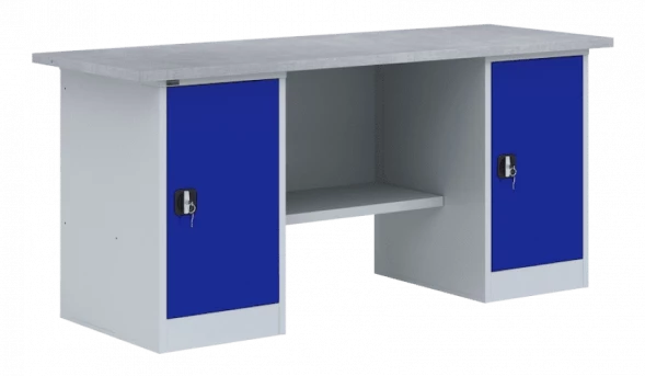 Верстак металлический двухтумбовый ВП-5