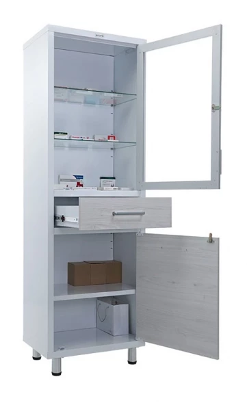 Шкаф для хранения лекарственных средств HILFE МД 1 ШМ-SSD