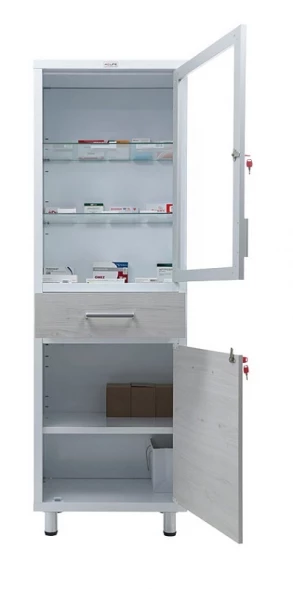 Шкаф для хранения лекарственных средств HILFE МД 1 ШМ-SSD
