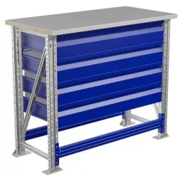 Верстак с ящиками в сарай MT100.MF1/MF1.400