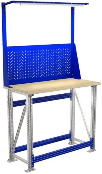 Верстак Практик мини с освещением M100.MF1/MF1.010.W