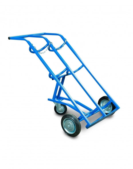 Тележка для газовых баллонов TOR ГБ-2, 2 баллона (250 пневмо колеса + 160 поворотное), шт