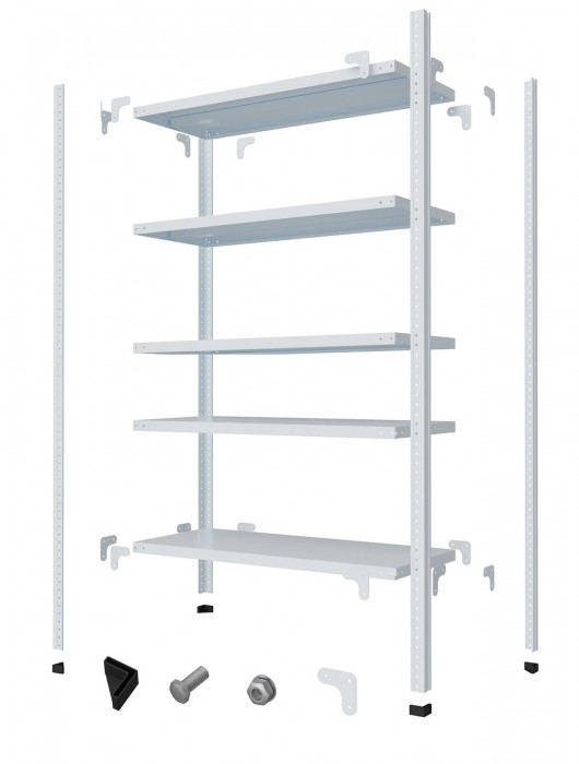 Стеллаж Титан МС-750 3000х1000х400 мм 2 полки
