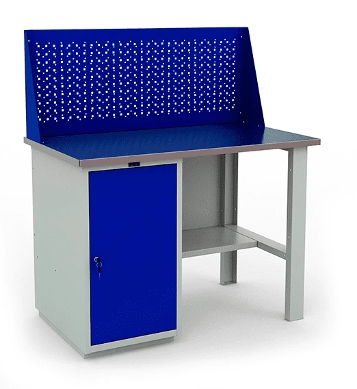 Верстак мини с полками и экраном WT120.F1/WD1.120