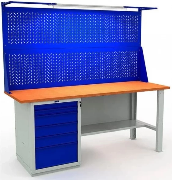 Верстак металлический промышленный усиленный W200.WS6/F2.021