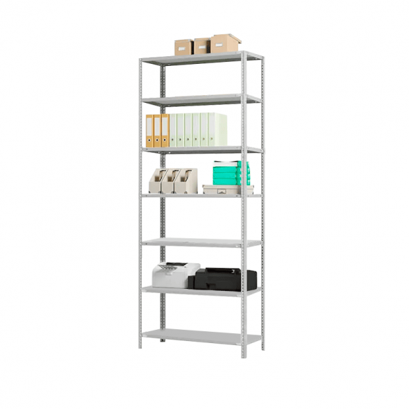 Стеллаж ТС-Лайт 3000х700х300 с 7 сплошными полками