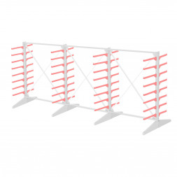 Стеллаж консольный двухсторонний Sortex 1920х4808х1280 8 ярусов