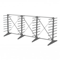 Стеллаж консольный двухсторонний Sortex 1920х4808х1280 8 ярусов