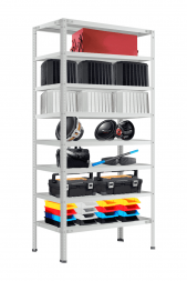 Стеллаж СТФ 1500х1500х300 мм 8 полок